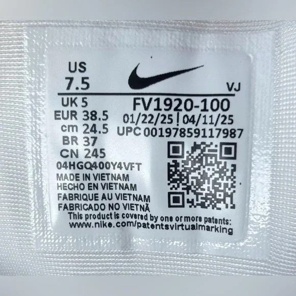 Nike 💅✨ Air Max Muse Y2K Runner White Metallic Silver Women’s Shoes FV1920-100 - Picture 13 of 13